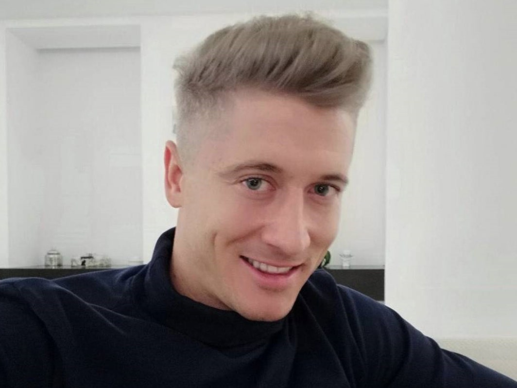 robert lewandowski blond szampon