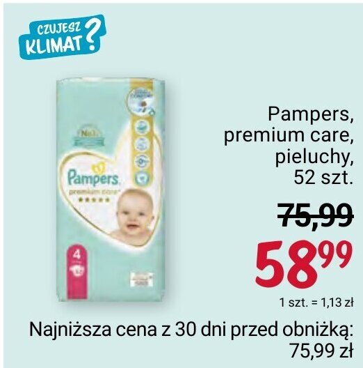 rossmann pampers premium care promocja