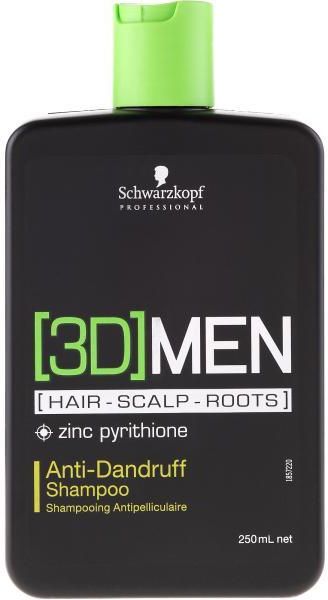 schwarzkopf 3d men anti-dandruff szampon przeciwłupieżowy dla mężczyzn 250ml