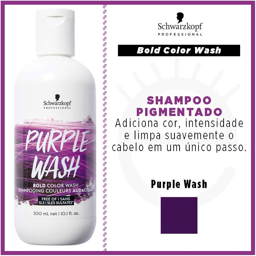 schwarzkopf bold color wash szampon koloryzujący fioletowy 300ml