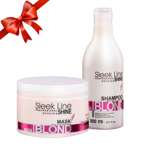 sleek line blond blush szampon