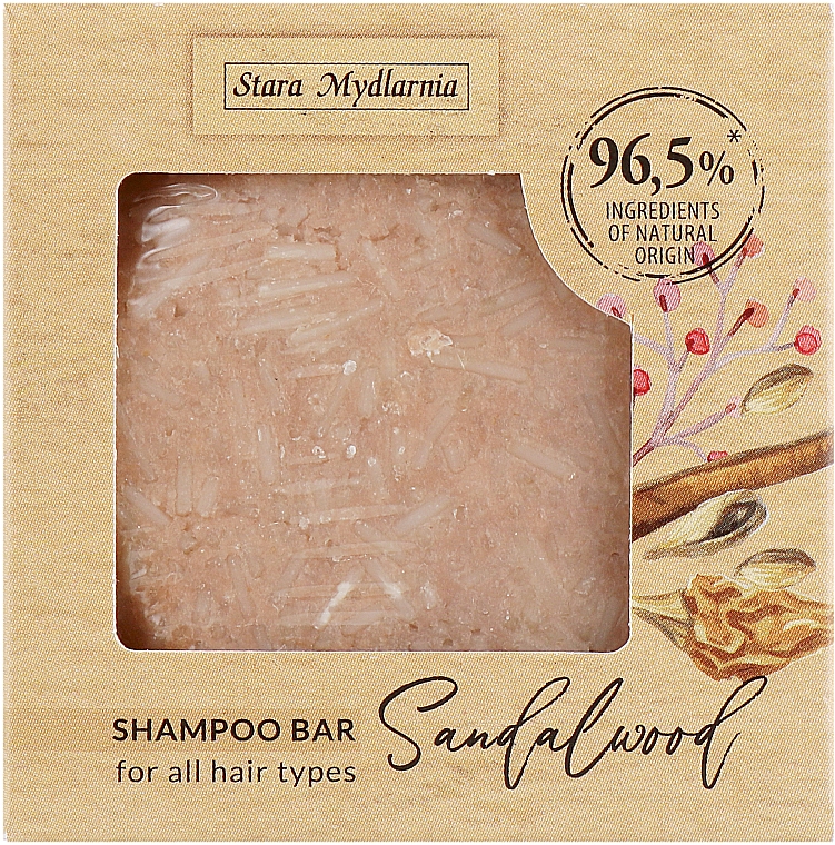 stara mydlarnia szampon w kostce sandalwood