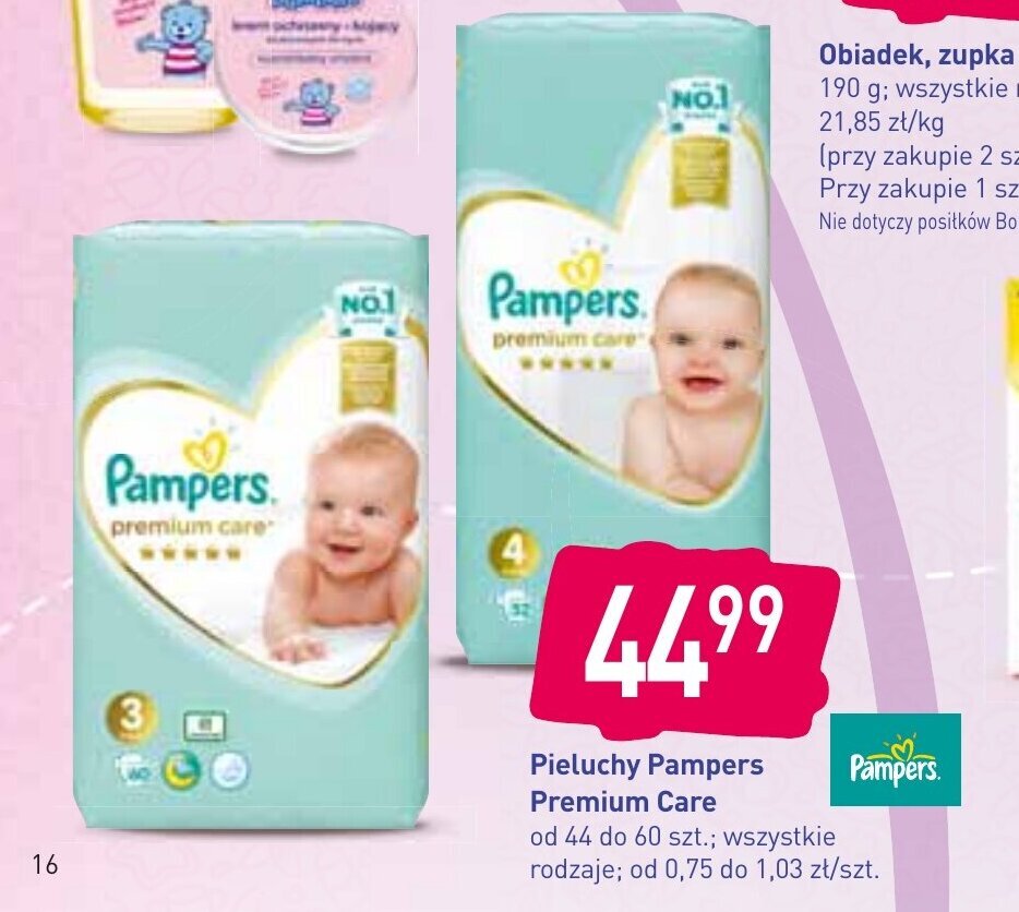 stokrotka pampers premium care