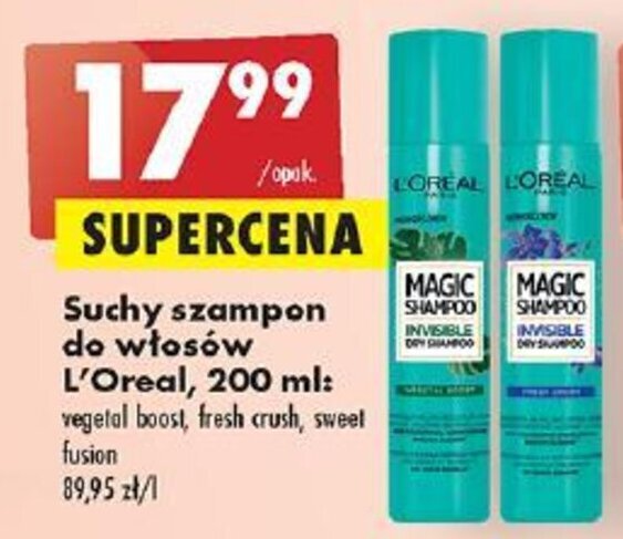 suchy szampon 200 ml lorel magic bieronka