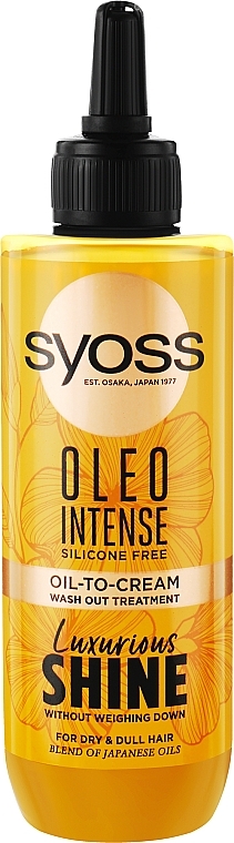 syoss oleo 21 intense care dwufazowy olejek do włosów opinie