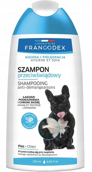 szampon dla psa francodex do srebrnej york