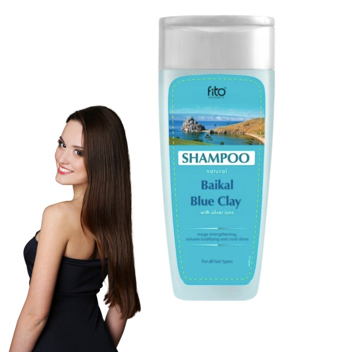 szampon do włosów z niebieską glinką