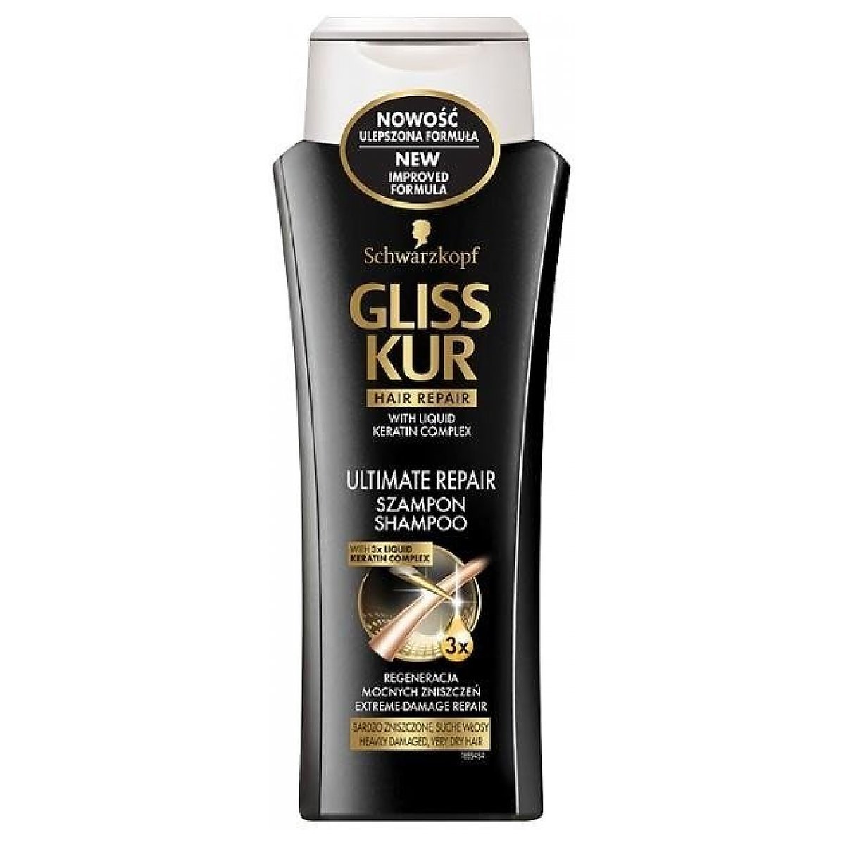 szampon gliss kur ultimate rapair skład