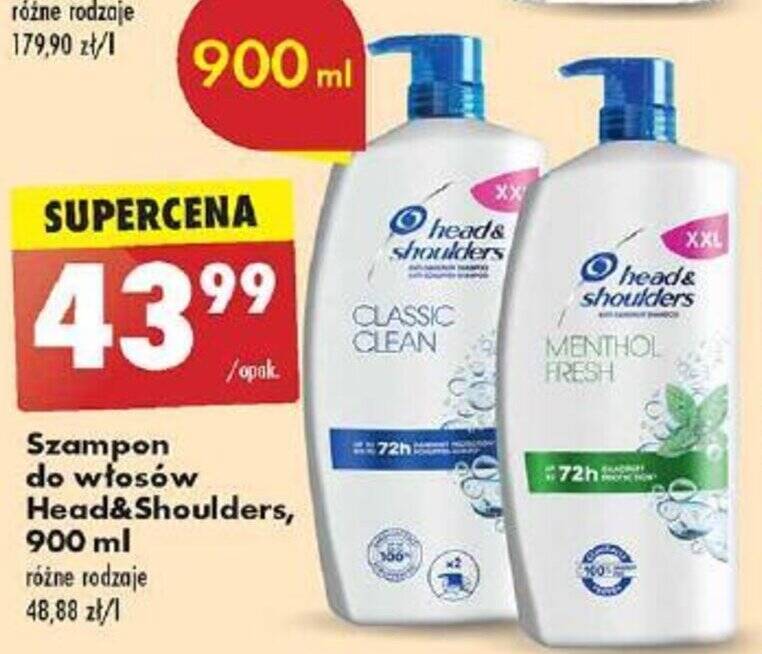 szampon head&shoulders cena biedronka