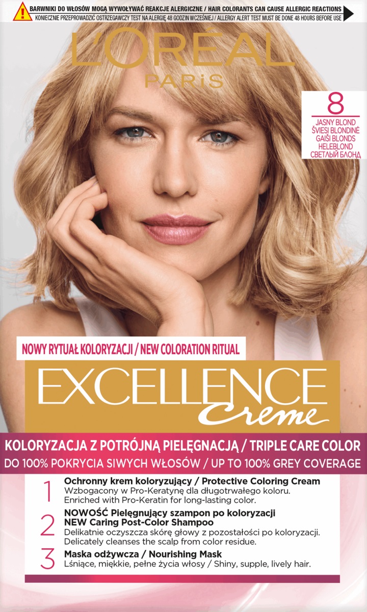 szampon koloryzujący loreal 8