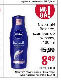 szampon nivea milk cena rossman