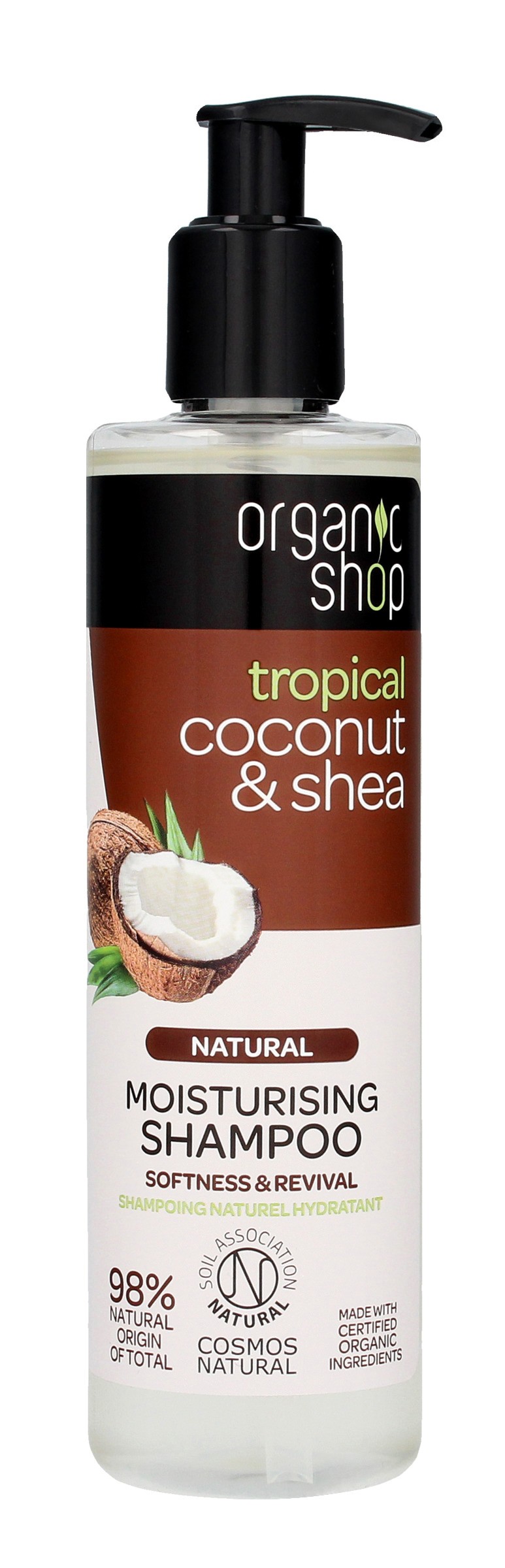 szampon organic shop coconut skład