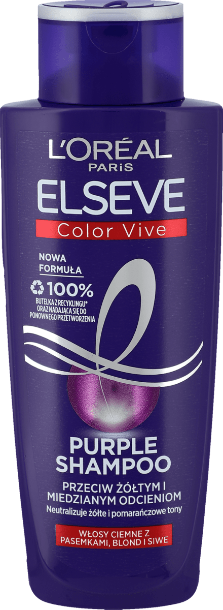 szampon z fioletem do rozjaśniacza