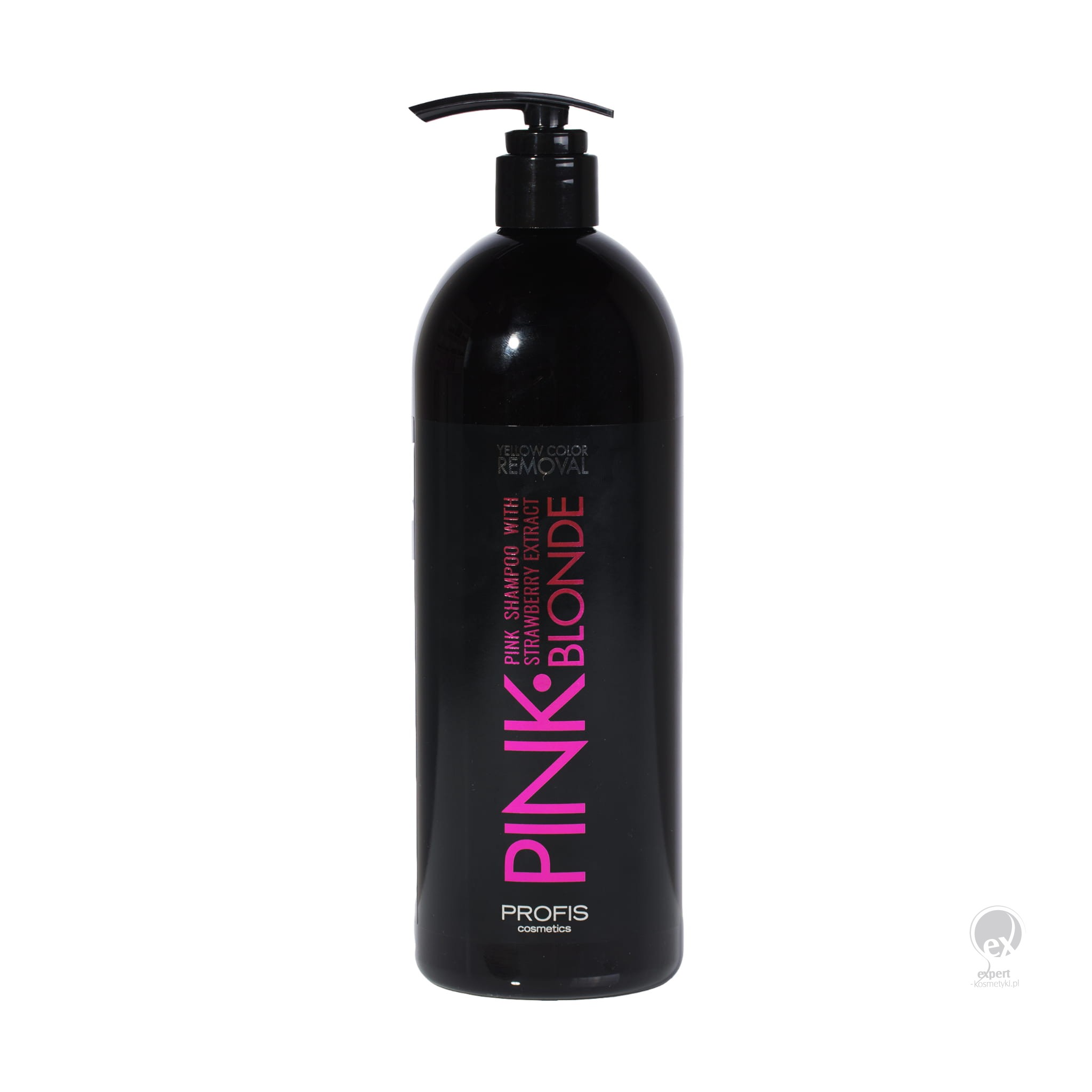 szampon z różowym pigmentem