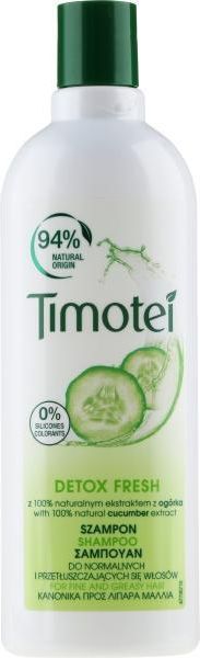 timotei szampon 2w1 swiezosc wlosy cienkie