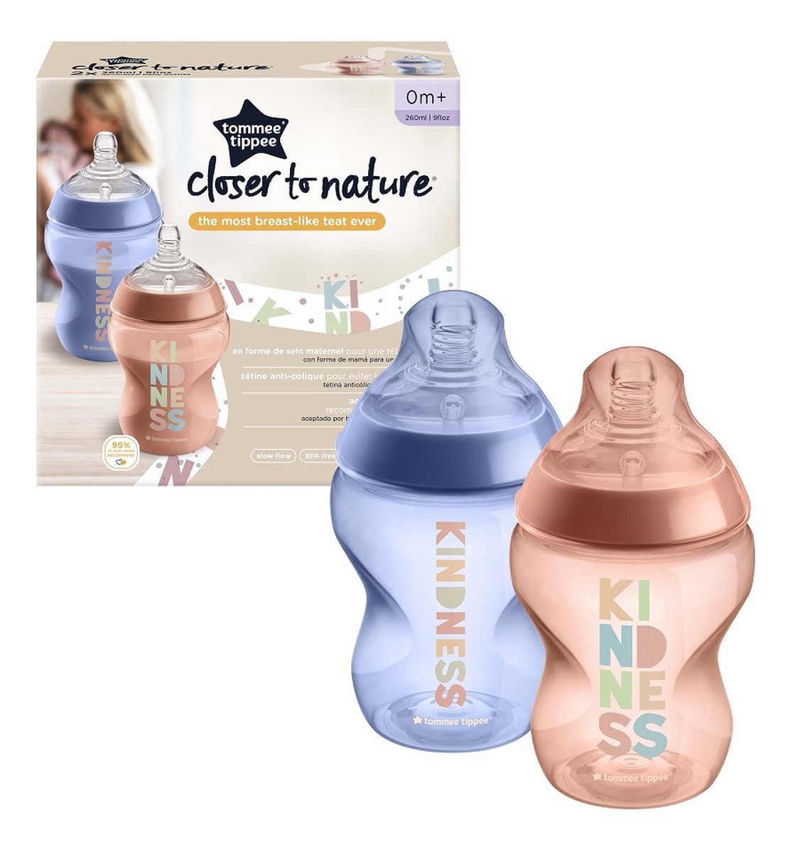 Tommee Tippee Closer To Nature Butelka do karmienia 3m+