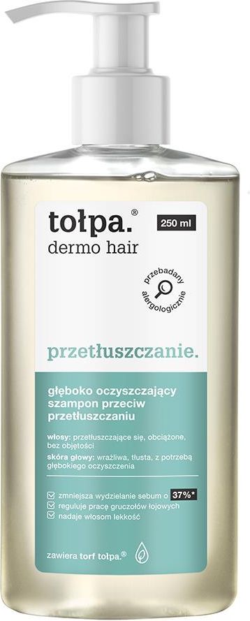 tołpa dermo men hair szampon gleboko oczyszczajacy 250