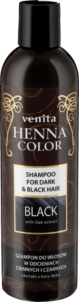 venita henna color szampon do włosów black