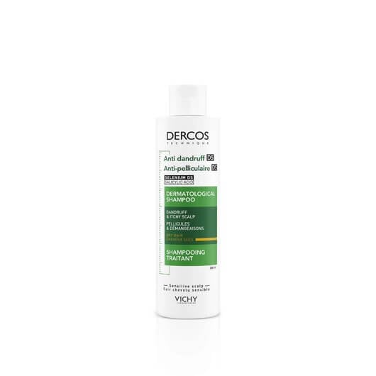 vichy dercos szampon przeciwłupieżowy suche 390ml