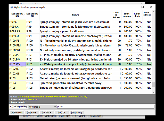 wyroby medyczne limit pieluchomajtki